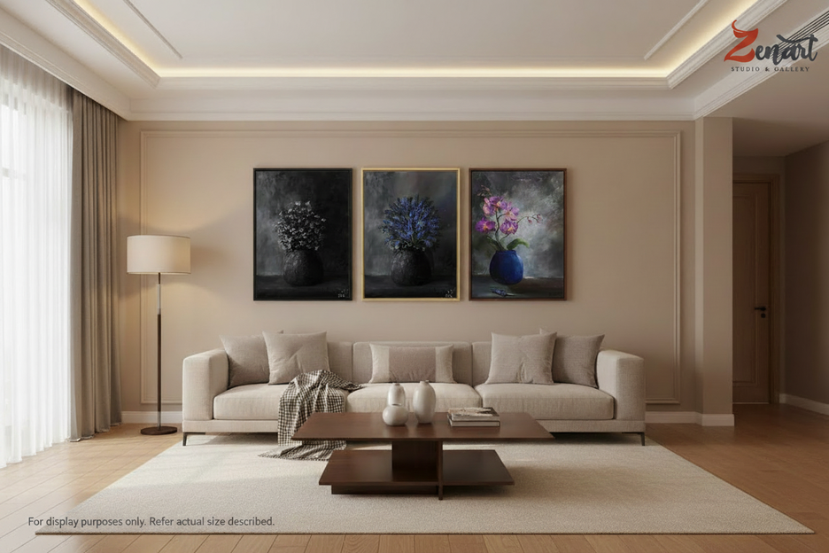 Living Room with Logo