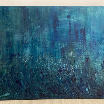 A Raining Night — original abstract painting by Lilmade