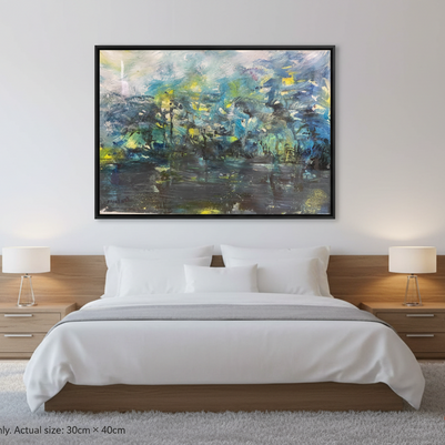 Spring — Original Acrylic Painting by Zenart Studio