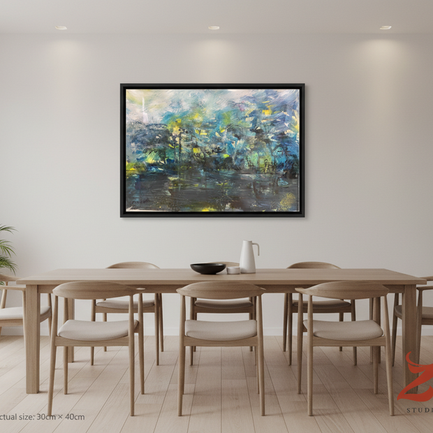 Spring — Original Acrylic Painting by Zenart Studio