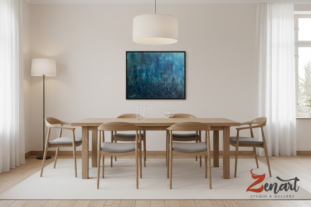 A Raining Night — dining room mockup
