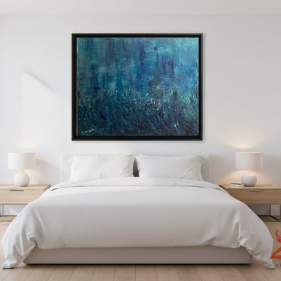 A Raining Night — bedroom mockup