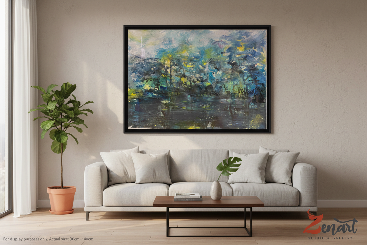 Spring — Original Acrylic Painting by Zenart Studio