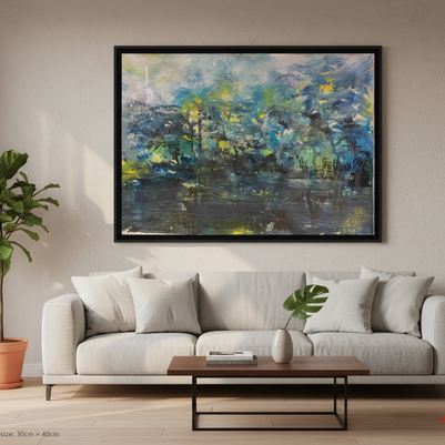 Spring — Original Acrylic Painting by Zenart Studio