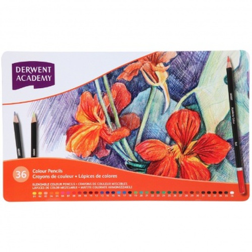 36pcs Derwent Academy Colour Pencils Set