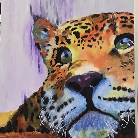 Animal Painting-Leopard