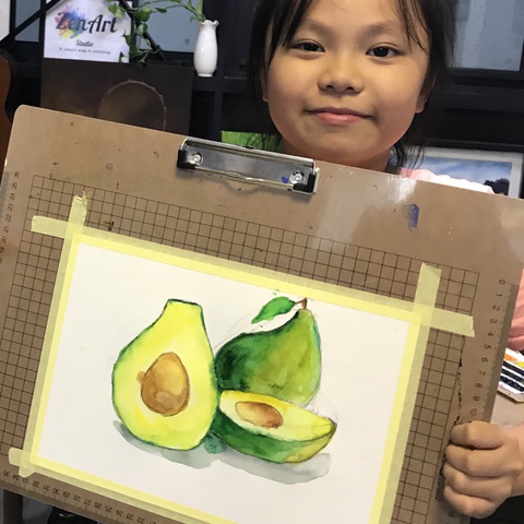 Painting Fruits - Watercolor